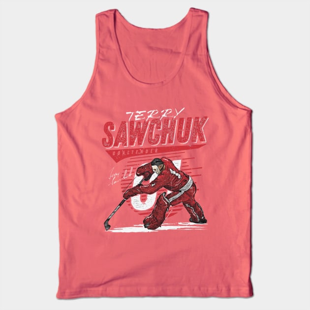 Terry Sawchuk Detroit Comet Tank Top by lavonneroberson